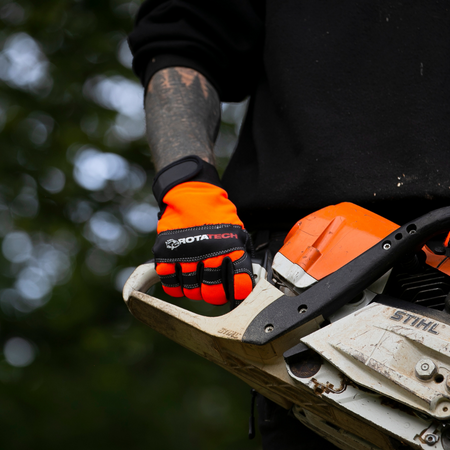 Rotatech Premium Chainsaw Safety Gloves â€“ Class 1