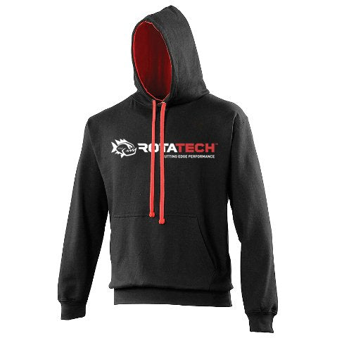 Rotatech Logo Black Hoodie